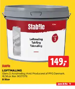 jem & fix STABILE Loftmaling tilbud