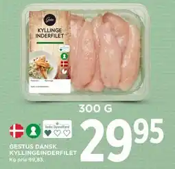 MENY GESTUS DANSK KYLLINGEINDERFILET, DKK 29.95 tilbud