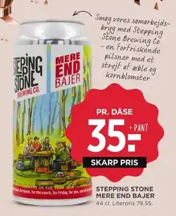 MENY STEPPING STONE MERE END BAJER, DKK 35 tilbud