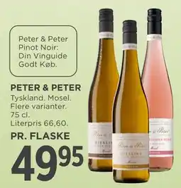 MENY PETER & PETER, DKK 49.95 tilbud