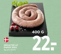 MENY MEDISTER AF DANSK GRIS, DKK 22 tilbud