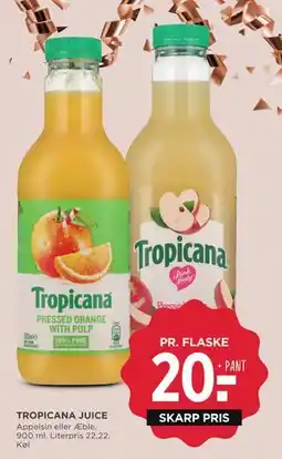 MENY TROPICANA JUICE, DKK 20 tilbud