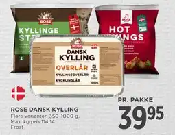 MENY ROSE DANSK KYLLING, DKK 39.95 tilbud
