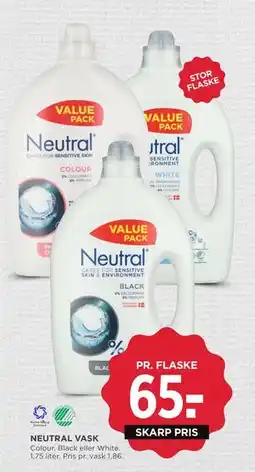 MENY NEUTRAL VASK, DKK 65 tilbud