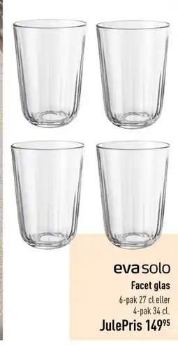Imerco Facet glas, DKK 149.95 tilbud