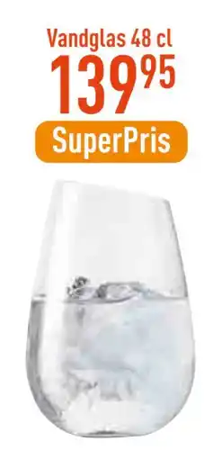 Imerco Vandglas 48 cl, DKK 139.95 tilbud