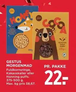 MENY GESTUS MORGENMAD, DKK 22 tilbud