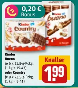 REWE DE Kinder bueno tilbud