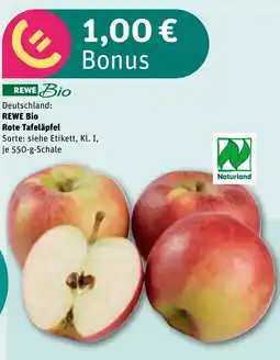 REWE DE Deutschland: REWE Bio Rote Tafeläpfel tilbud