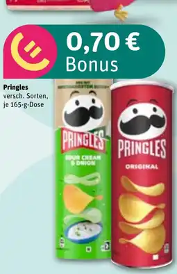 REWE DE Pringles versch. Sorten, tilbud