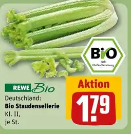 REWE DE REWE Bio Deutschland: Bio Staudensellerie Kl. II, je St. tilbud