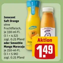 REWE DE Innocent Saft Orange ohne tilbud
