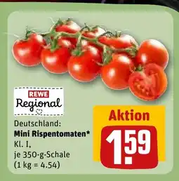 REWE DE Deutschland: Mini Rispentomaten* Kl. I, tilbud