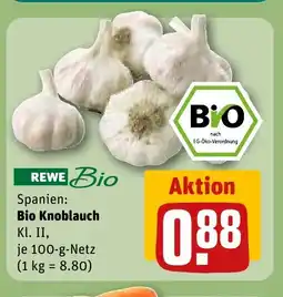 REWE DE Spanien: Bio Knoblauch Kl. II, tilbud