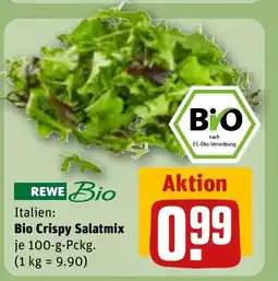 REWE DE Italien: Bio Crispy Salatmix tilbud