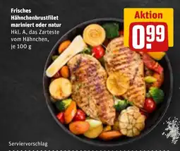 REWE DE Frische hähnchenbrustfilet mariniert oder natur tilbud