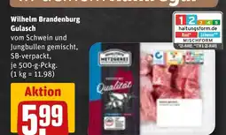REWE DE Wilhelm Brandenburg Gulasch tilbud