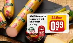 REWE DE REWE Hausmarke Leberwurst mit Kalbfleisch tilbud