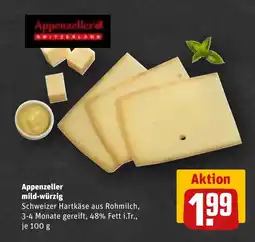 REWE DE Appenzeller mild-würzig tilbud