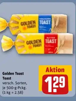REWE DE Golden Toast Toast tilbud
