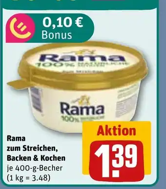 REWE DE Rama zum Streichen, Backen & Kochen tilbud
