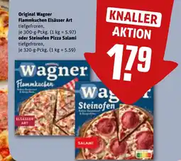 REWE DE Original Wagner Flammkuchen Elsässer Art tiefgefroren, tilbud