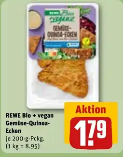 REWE DE REWE Bio + vegan Gemüse-Quinoa- Ecken tilbud
