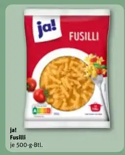 REWE DE Ja! fusilli je tilbud