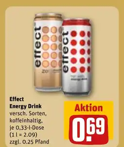 REWE DE Effect Energy Drink tilbud