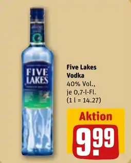 REWE DE Five Lakes Vodka tilbud