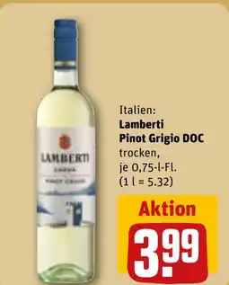 REWE DE Italien: Lamberti Pinot Grigio DOC tilbud