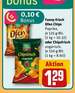 REWE DE Funny-frisch Ofen Chips tilbud