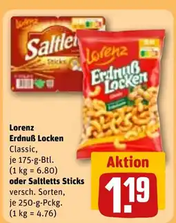 REWE DE Lorenz Erdnuẞ Locken Classic, tilbud