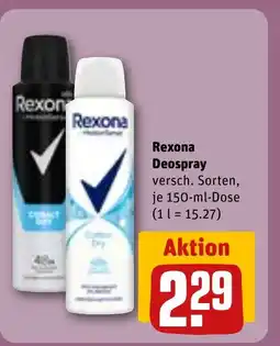 REWE DE Rexona Deospray tilbud
