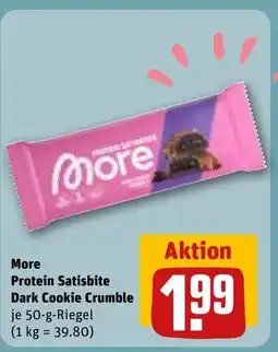 REWE DE More Protein Satisbite Dark Cookie Crumble tilbud