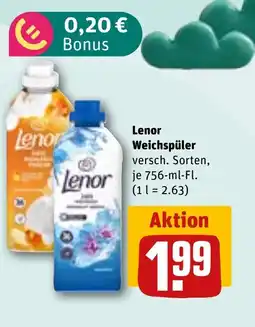 REWE DE Lenor Weichspüler tilbud