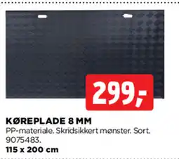 jem & fix KØREPLADE 8 MM tilbud