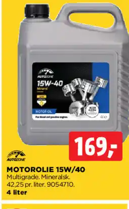 jem & fix MOTOROLIE 15W/40 tilbud