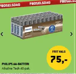 XL-BYG PHILIPS AA-BATTERI tilbud