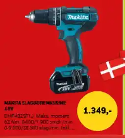 XL-BYG MAKITA SLAGBOREMASKINE 1BV tilbud