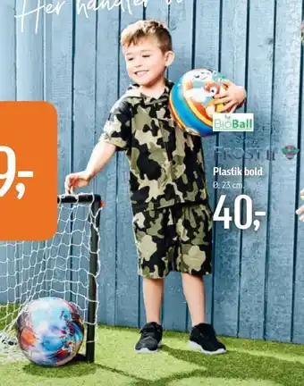 Føtex Plastik bold tilbud