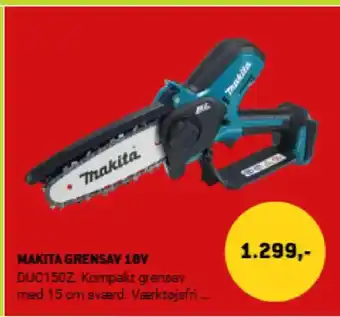 XL-BYG MAKITA GRENSAV 18V tilbud