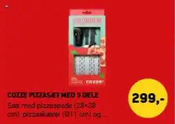XL-BYG COZZE PIZZASET MED 3 DELE tilbud