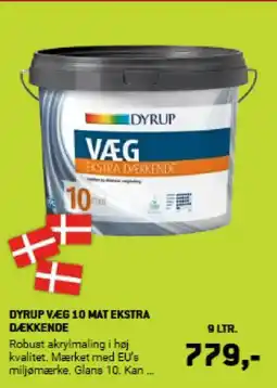 XL-BYG DYRUP VÆG 10 MAT EKSTRA DÆKKENDE tilbud