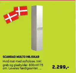 XL-BYG SCANBAD MULTO HØJSKAB tilbud