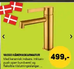 XL-BYG VASSO HÅNDVASKARMATUR tilbud