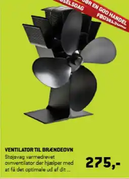 XL-BYG VENTILATOR TIL BRÆNDEOVN tilbud