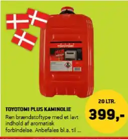 XL-BYG TOYOTOMI PLUS KAMINOLIE tilbud
