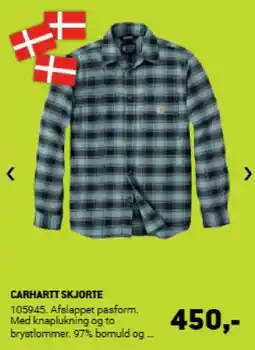 XL-BYG CARHARTT SKJORTE tilbud
