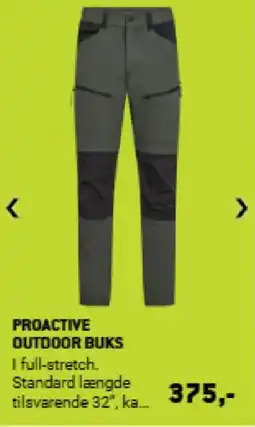 XL-BYG PROACTIVE OUTDOOR BUKS tilbud